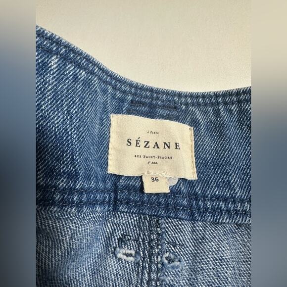 Sezane Leandro Trousers Paper bag Waist Size 36 EUC - Picture 7 of 7